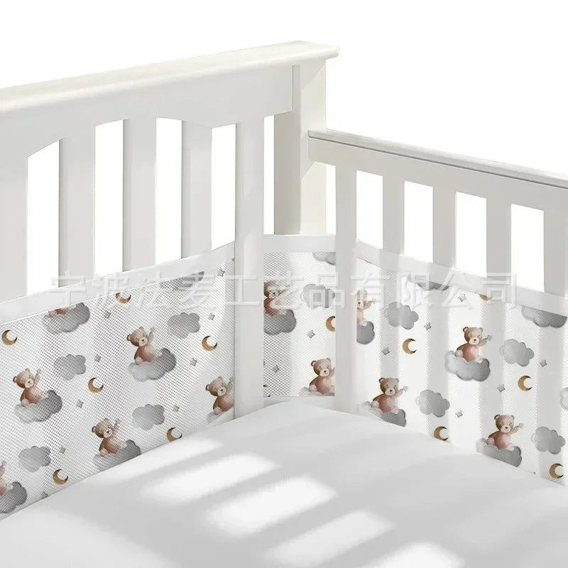 Safe Sleep Mesh Crib Fence