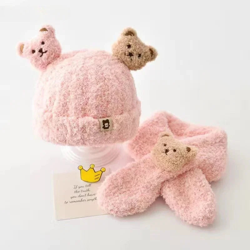Soft & Cozy Baby Hat with Scarf