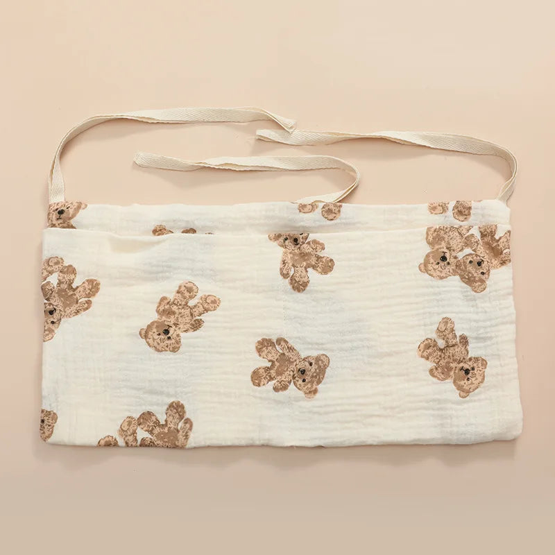 Hanging Crib Storage Bag – Baby Diaper & Toy Organizer