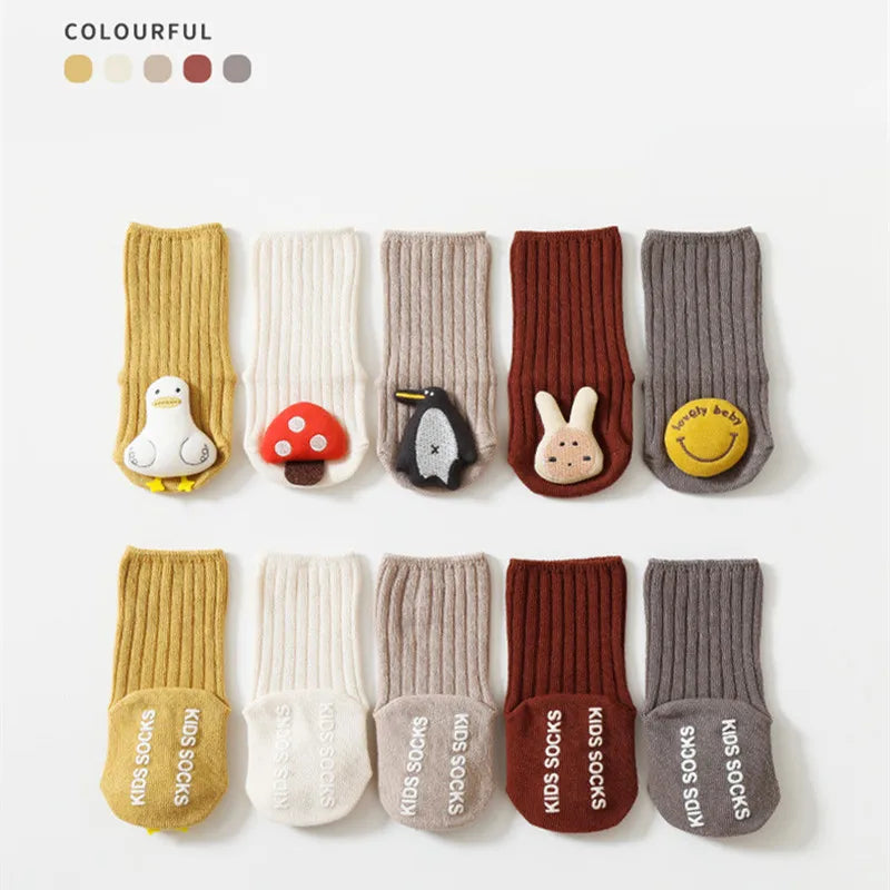 Baby Knee High Socks – Cozy Cotton Animal Design