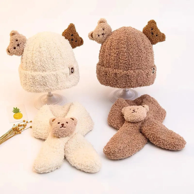 Soft & Cozy Baby Hat with Scarf