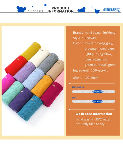 Super Soft Baby Blanket for bed or stroller