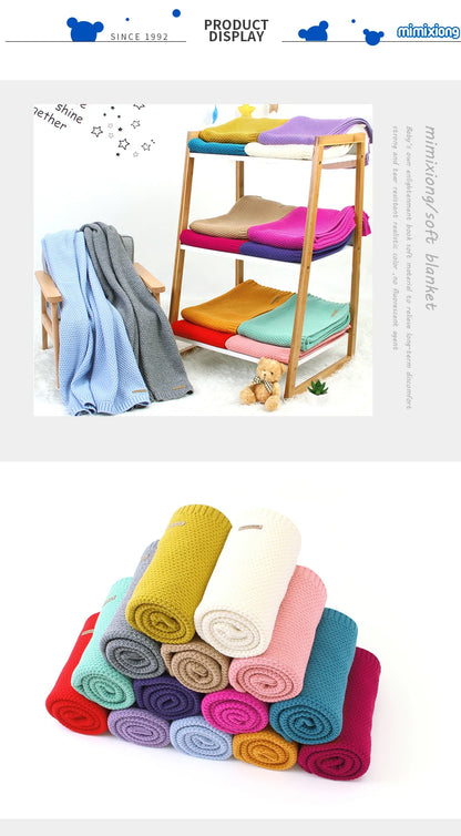 Super Soft Baby Blanket for bed or stroller