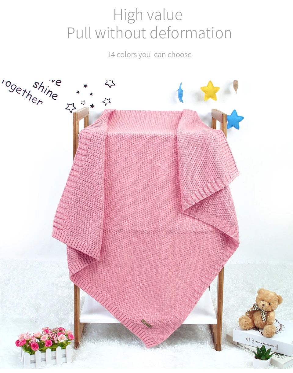 Super Soft Baby Blanket for bed or stroller