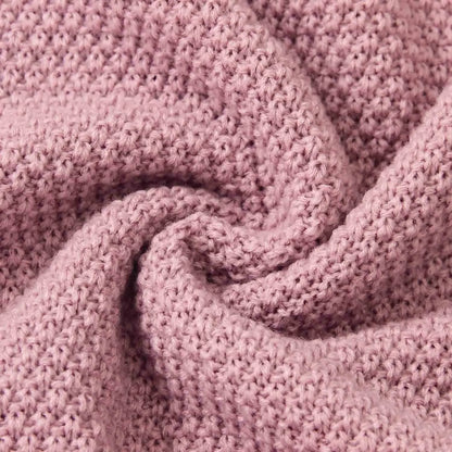 CuddleKnit Baby Blanket – Soft &amp; Cozy Swaddle Wrap