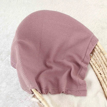 CuddleKnit Baby Blanket – Soft &amp; Cozy Swaddle Wrap