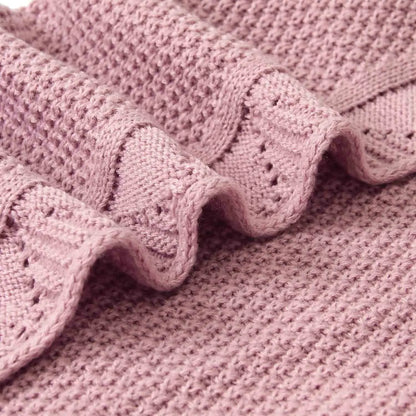 CuddleKnit Baby Blanket – Soft &amp; Cozy Swaddle Wrap