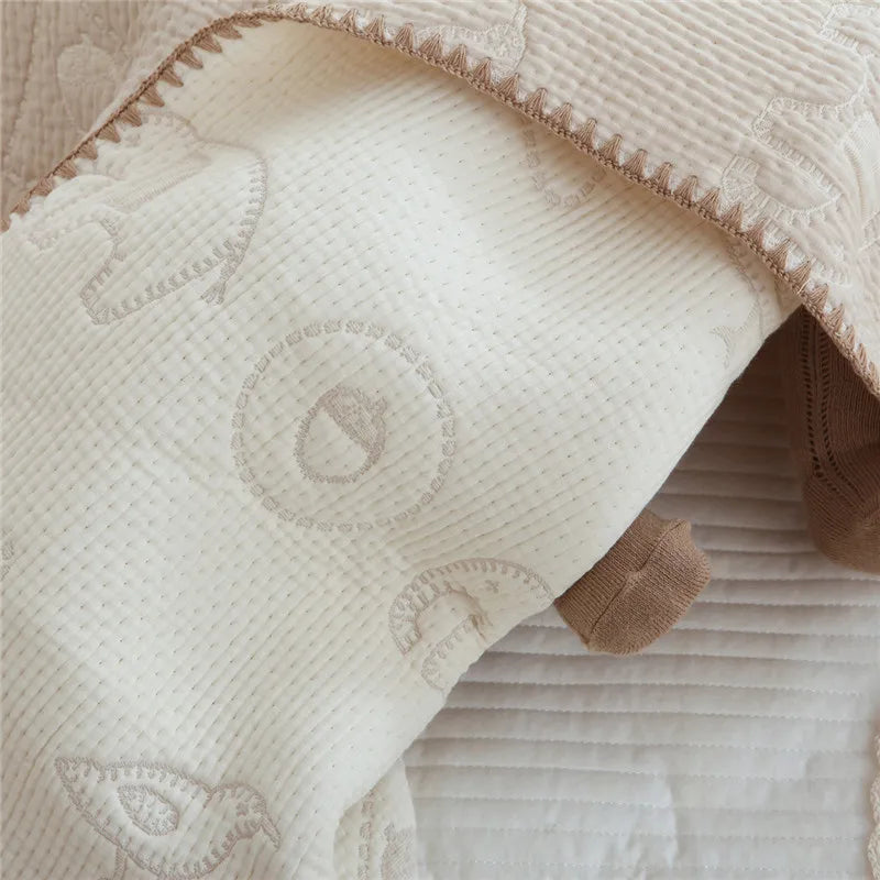 CuddleCotton Baby Blanket – Soft Swaddle & Bedding Quilt