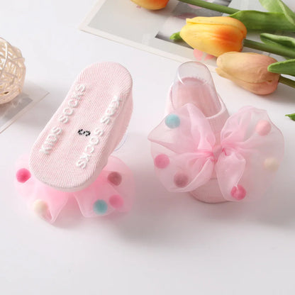 Newborn & Toddler Anti-Slip Bow Socks