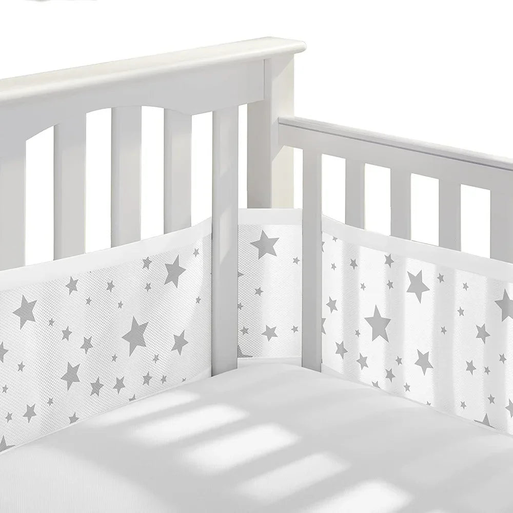 Safe Sleep Mesh Crib Fence