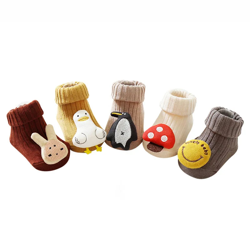 Baby Knee High Socks – Cozy Cotton Animal Design