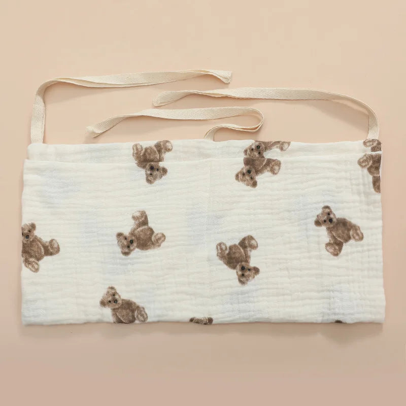 Hanging Crib Storage Bag – Baby Diaper & Toy Organizer