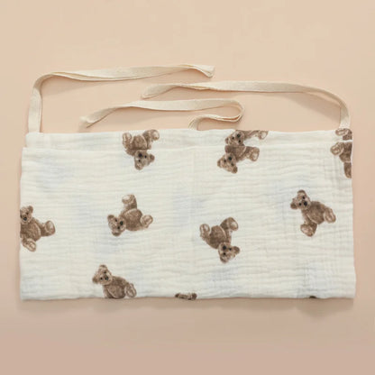 Hanging Crib Storage Bag – Baby Diaper & Toy Organizer