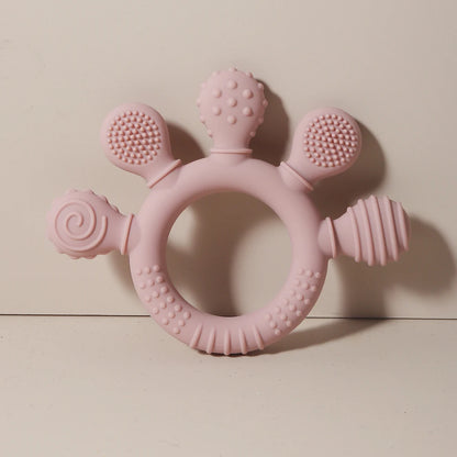 TinyHands Silicone Teether – Sensory Chew Toy