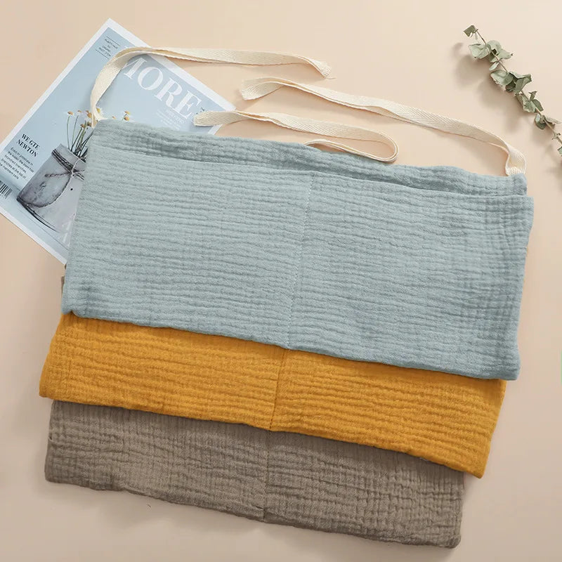 Hanging Crib Storage Bag – Baby Diaper & Toy Organizer