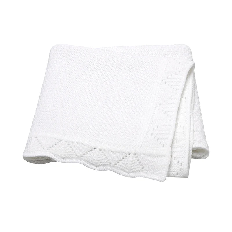 CuddleKnit Baby Blanket – Soft &amp; Cozy Swaddle Wrap