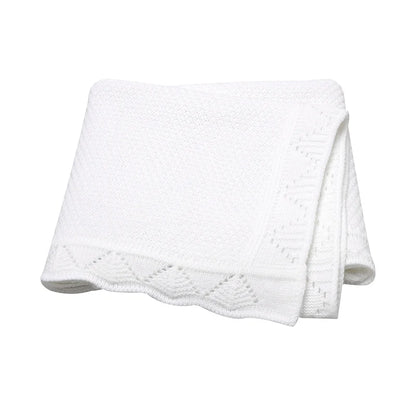 CuddleKnit Baby Blanket – Soft &amp; Cozy Swaddle Wrap