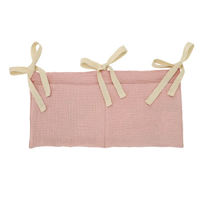 Hanging Crib Storage Bag – Baby Diaper & Toy Organizer