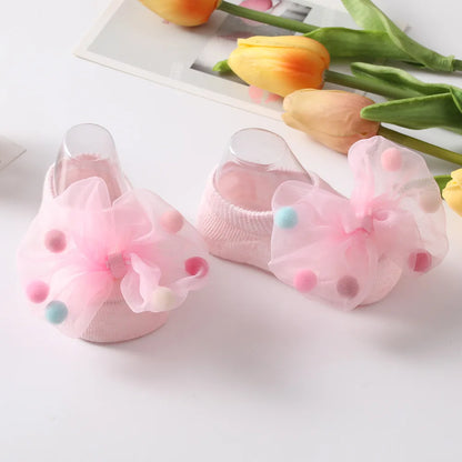 Newborn & Toddler Anti-Slip Bow Socks