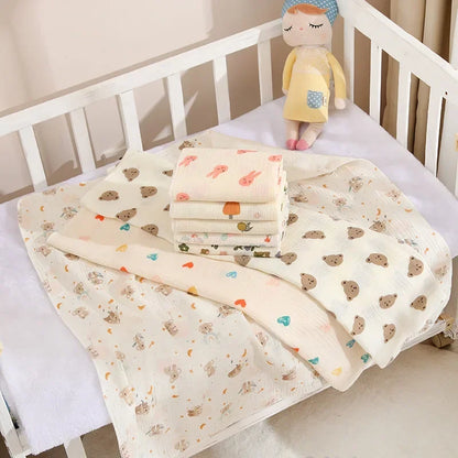 Newborn Muslin Swaddle Wrap – Gentle Cotton Blanket
