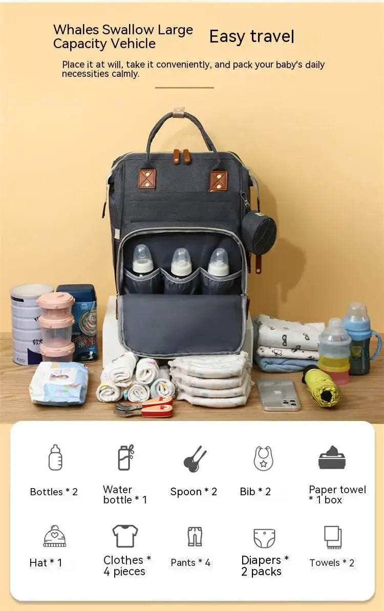 BabyNest Diaper Bag with Changing Station 3 in 1