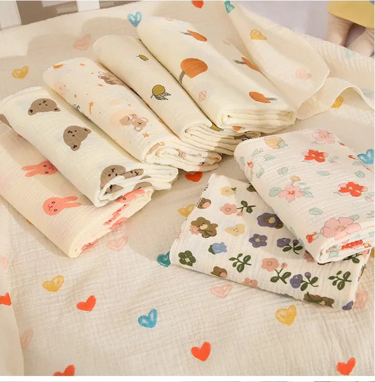 Newborn Muslin Swaddle Wrap – Gentle Cotton Blanket