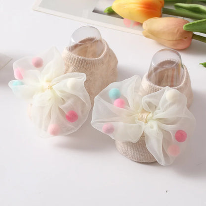 Newborn & Toddler Anti-Slip Bow Socks