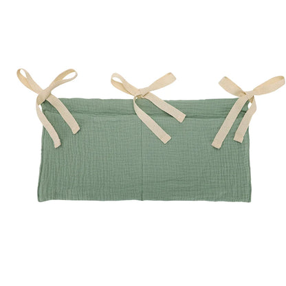 Hanging Crib Storage Bag – Baby Diaper & Toy Organizer