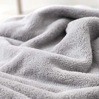 Baby Bathrobe & Hooded Towel – Soft Cartoon Fleece Blanket for Newborns