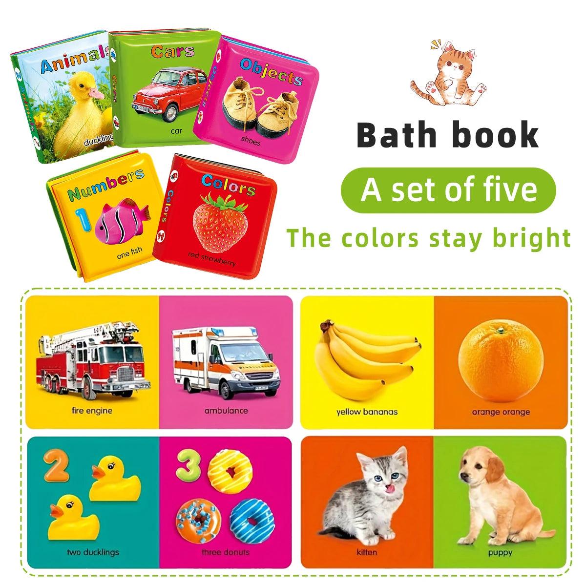 Splashy Tales – Floating Baby Bath Books