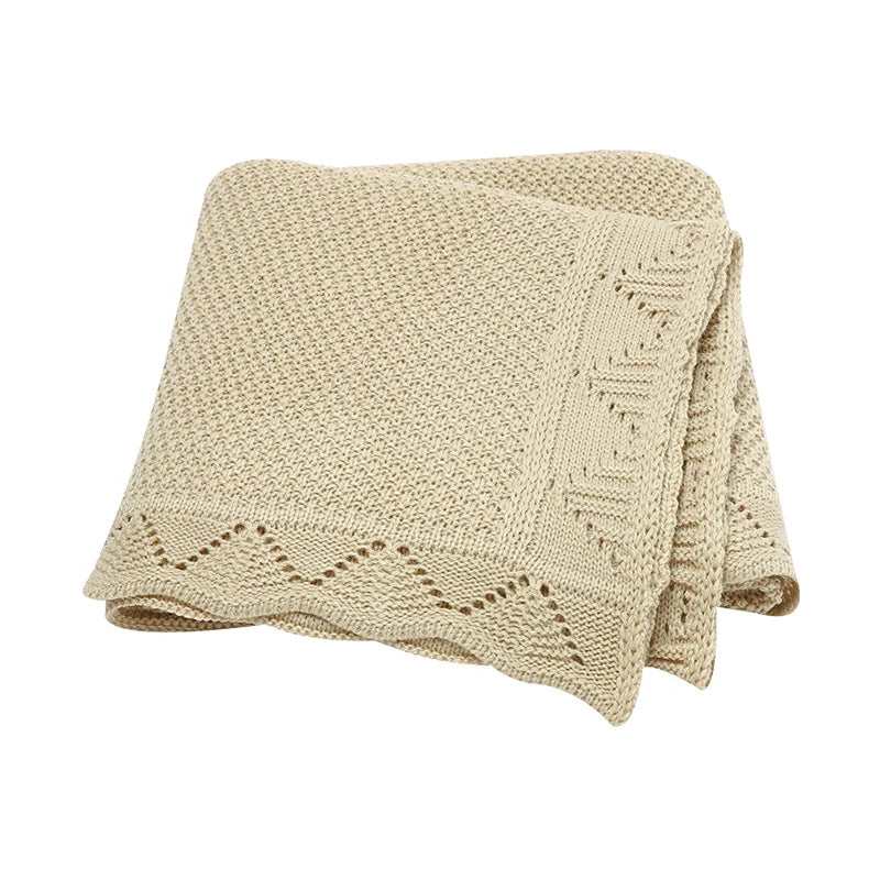 CuddleKnit Baby Blanket – Soft &amp; Cozy Swaddle Wrap