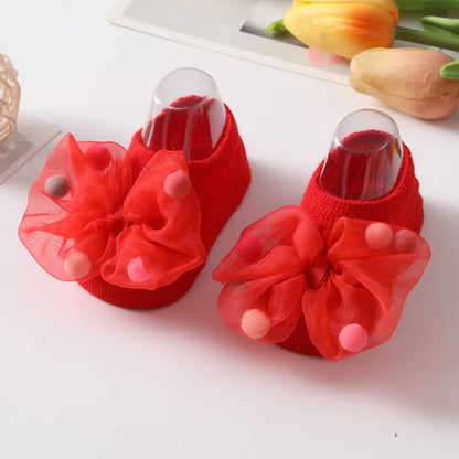 Newborn & Toddler Anti-Slip Bow Socks