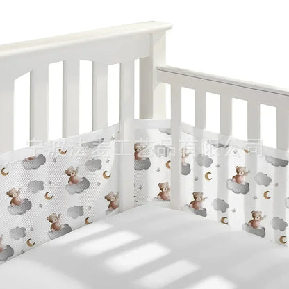 Safe Sleep Mesh Crib Fence