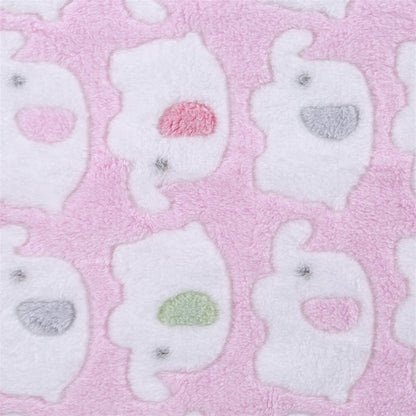Newborn Baby Blanket & Swaddle Wrap – Warm Fleece &amp; Flannel, Infant Bedding, Winter Comfort