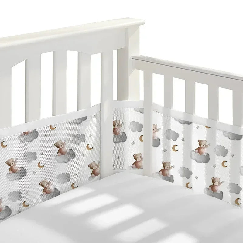 Safe Sleep Mesh Crib Fence