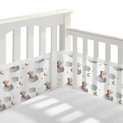 Safe Sleep Mesh Crib Fence