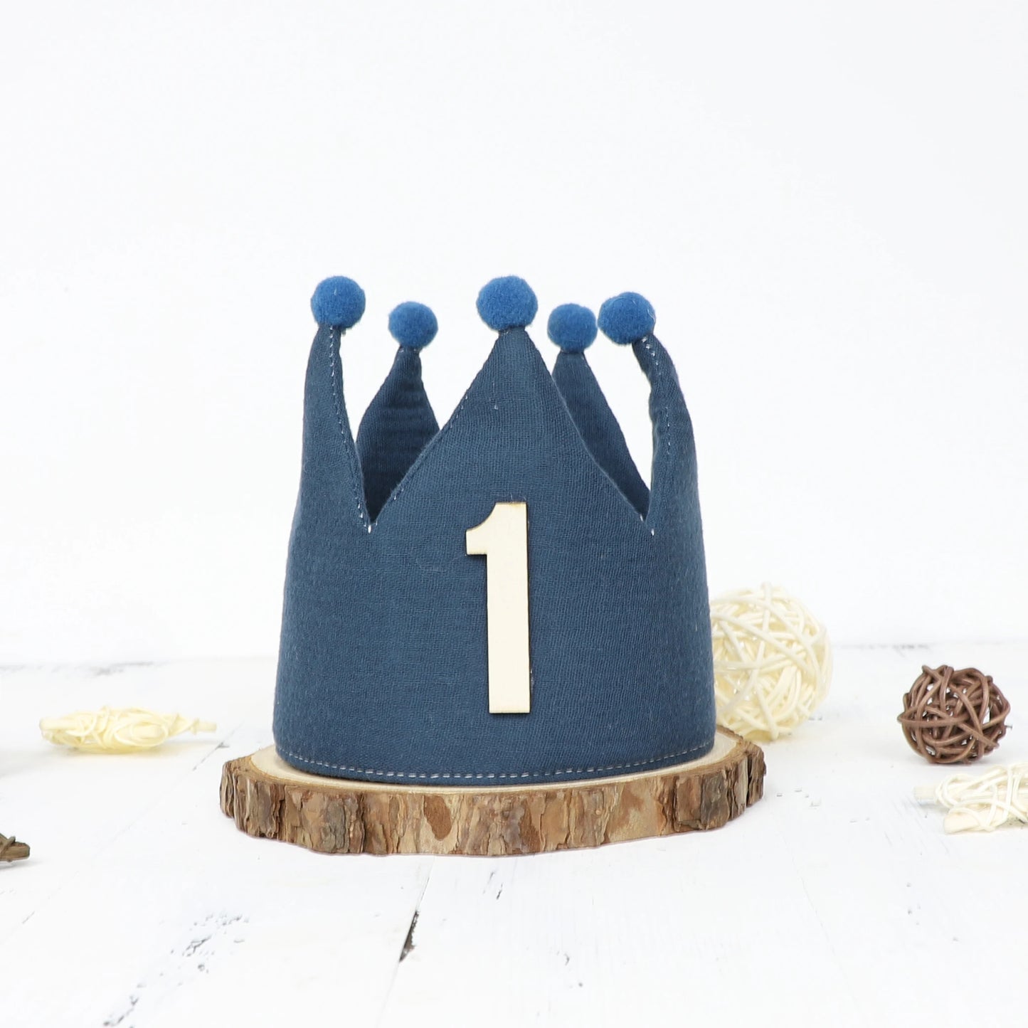PartyPrince / PartyPrincess 1st Birthday Crown Hat