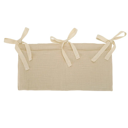 Hanging Crib Storage Bag – Baby Diaper & Toy Organizer