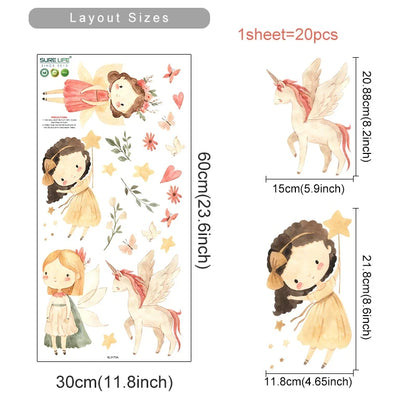 FloraFairy Kids Wall Stickers