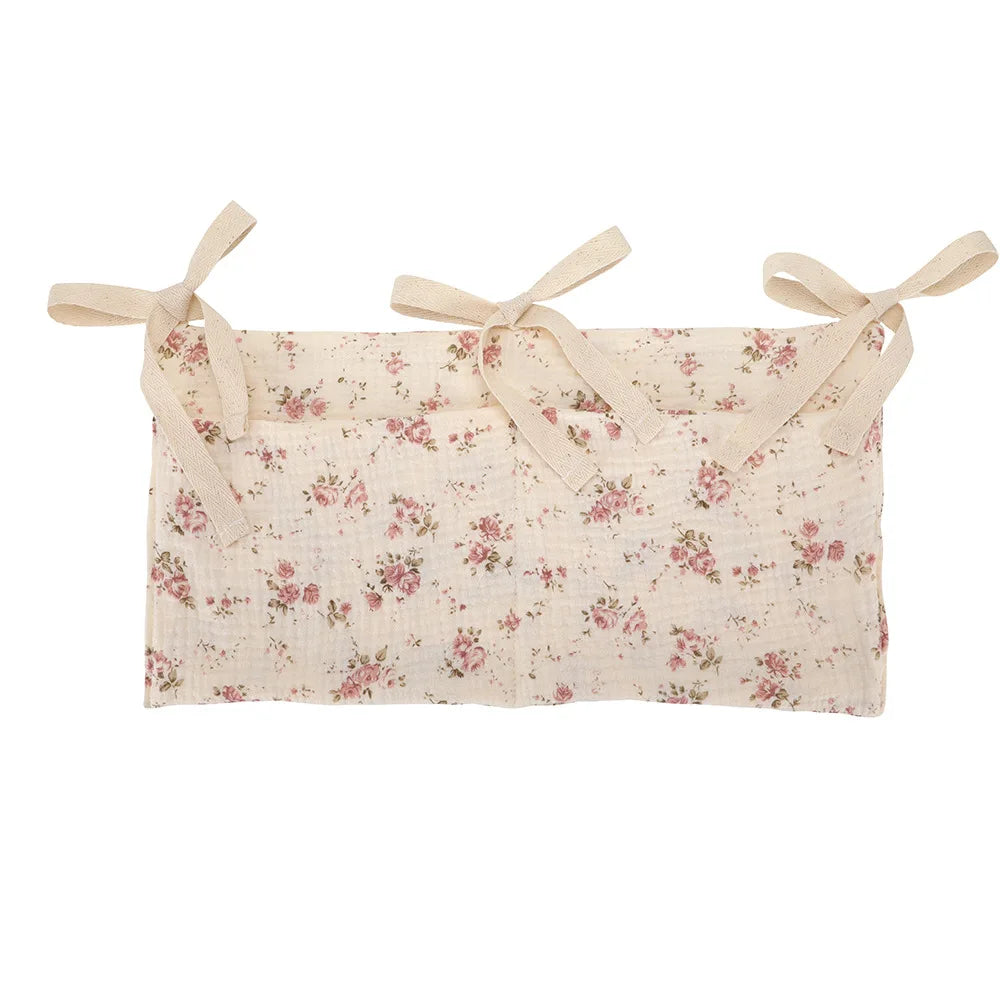 Hanging Crib Storage Bag – Baby Diaper & Toy Organizer