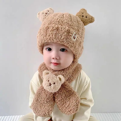 Soft & Cozy Baby Hat with Scarf