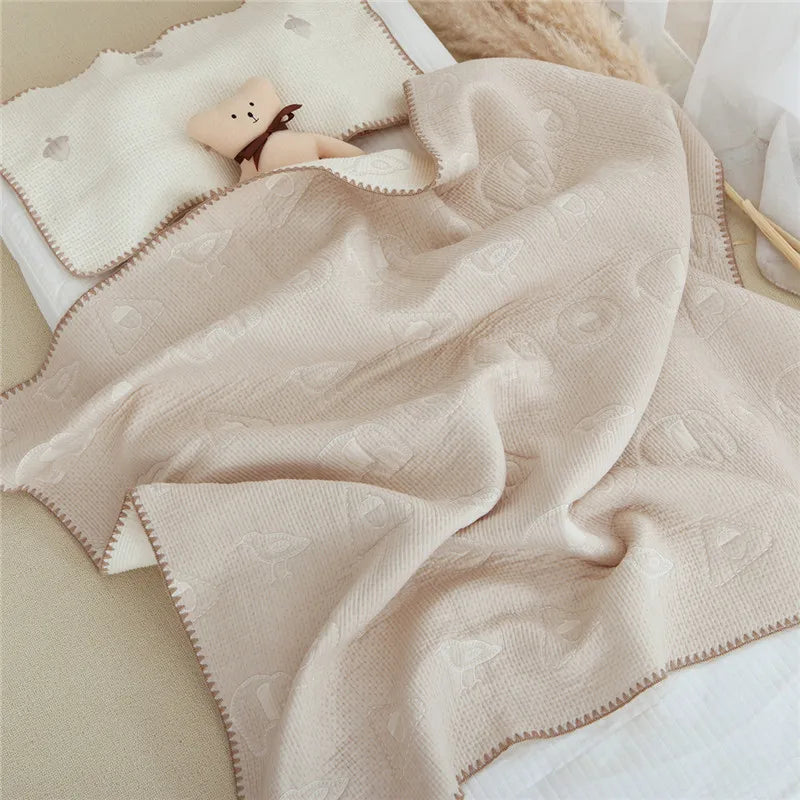 CuddleCotton Baby Blanket – Soft Swaddle & Bedding Quilt