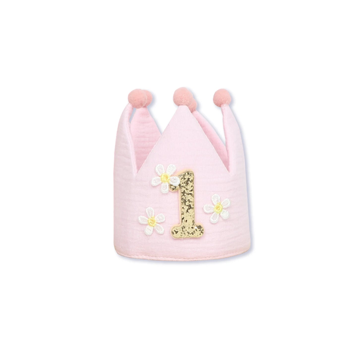 PartyPrince / PartyPrincess 1st Birthday Crown Hat