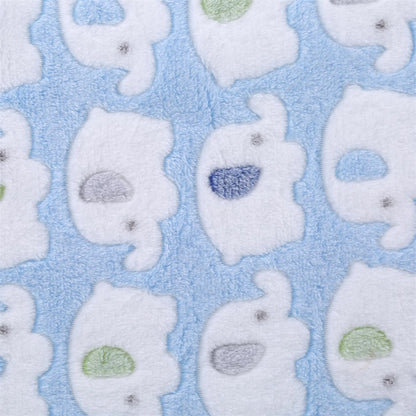 Newborn Baby Blanket & Swaddle Wrap – Warm Fleece &amp; Flannel, Infant Bedding, Winter Comfort