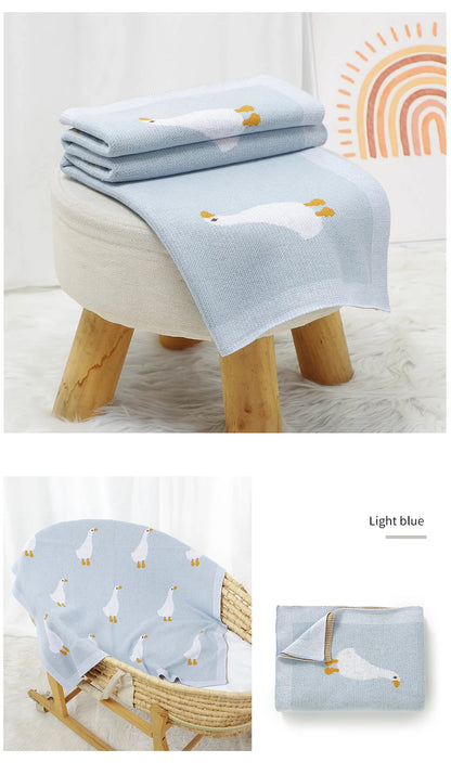 Newborn Baby Swaddle Blanket – Cozy Stroller & Basket Wrap
