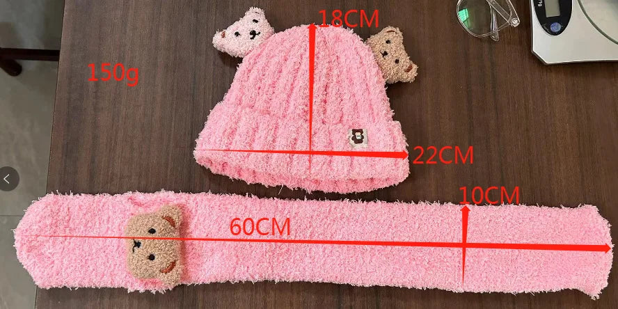 Soft & Cozy Baby Hat with Scarf