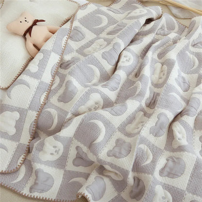 CuddleCotton Baby Blanket – Soft Swaddle & Bedding Quilt
