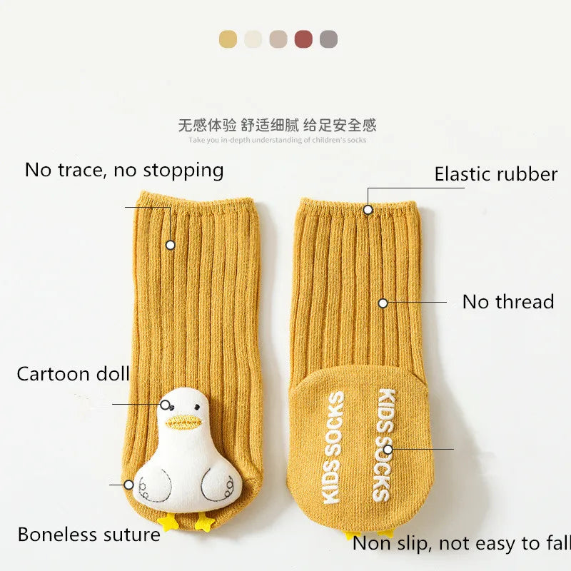 Baby Knee High Socks – Cozy Cotton Animal Design
