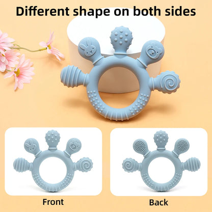 TinyHands Silicone Teether – Sensory Chew Toy