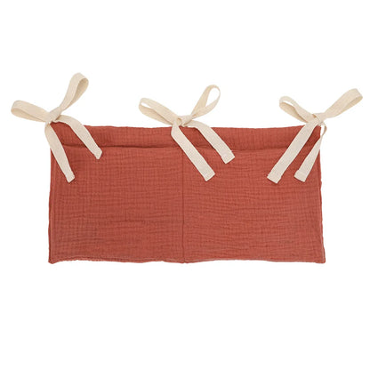 Hanging Crib Storage Bag – Baby Diaper & Toy Organizer